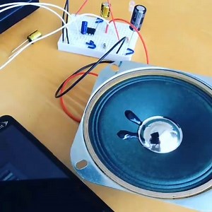 Rocking out while prototyping a new project to teach kids about how amplifiers work! | EEME