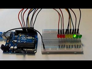 【Arduino電路實驗】多顆LED的閃爍模式範例