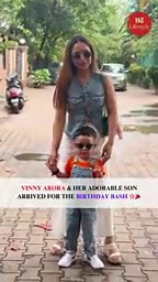 Vinny Arora & her adorable son arrived for the birthday bash