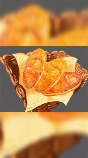 | Pão de Queijo Speedpaint #fypシ゚viral #speedpaint, #digitalart, #foodart, #brazilianfood,