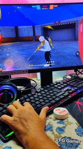 Fire Gaming Keyboard | ⌨️🖱️📱 Mix Pro Geek Gamer #freefire#mixpro#geekgamer#keyboardmouse