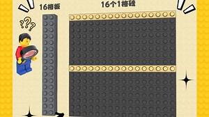 乐高零件里的尺寸差异