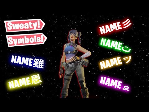 TOP 10 *NEW* SWEATY SYMBOLS TO PUT IN YOUR FORTNITE NAME