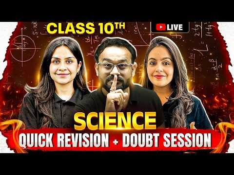 Complete Class 10th SCIENCE Revision! 🔥 Science IMP Questions Marathon 2026