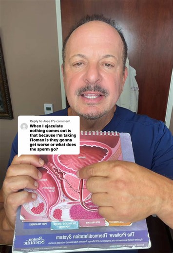 Replying to @Jose F what happens to the semen when I take Flomax? #retrograde #prostatehealth #prostatecancer #urology #flomax