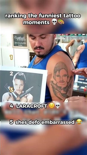 Ranking The Funniest Tattoo Moments Ever 💀🎨 #1 regretted it INSTANTLY