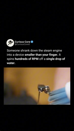 World's Smallest Steam Engine ⚙️