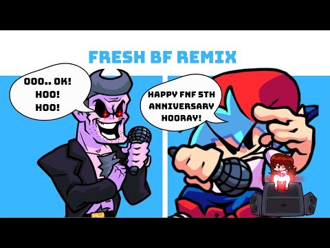 Friday Night Funkin' Fresh BF Remix | MOD SHOWCASE | FNF 5th Anniversary ( FNF Mod ) ( V-Slice Mod )