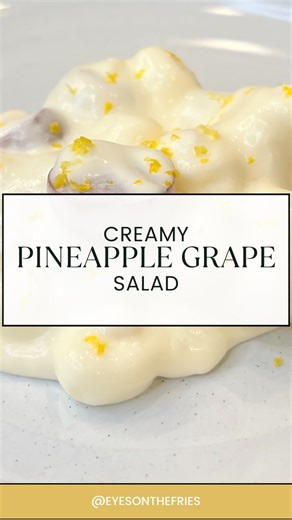 Derek Birch | Amazeballs Home Baking on Instagram: "Creamy Pineapple Grape Salad… a retro holiday favorite that always disappears fast. ✨🍍🍇 Light, fluffy whipped cream folded together with pineapple, grapes, mini marshmallows, and a hint of lemon — sweet, creamy, and perfectly refreshing. It’s the kind of dish that somehow works as both a side and a dessert at every holiday meal. Comment “GRAPE” and I’ll send you the recipe! ⚠️ TIP: You need to be following me for the message to be sent—also c