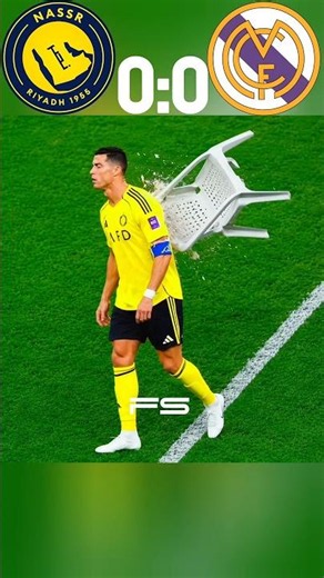 Ronaldo injury moments 🤯 | Al-Nassr vs. Real Madrid imaginary match🔥 | #football #cr7 #messi #ney...