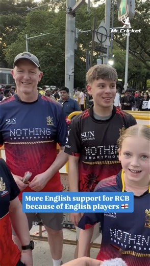 RCB already had few English players and now they have more English fans. 🏴______ #RoyalCh