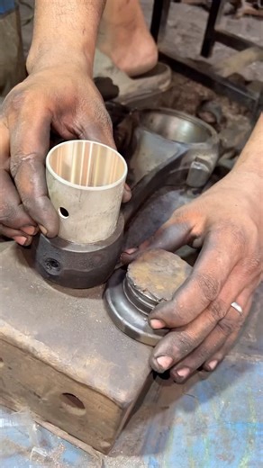 Connecting rod con bushes fitting __ Rc repair mechanic