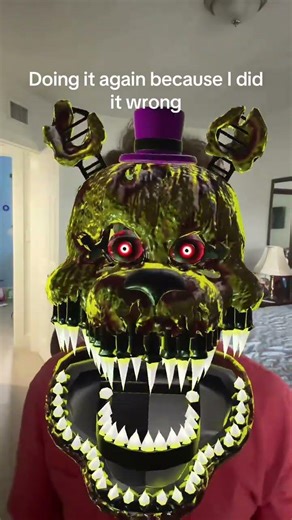 Nightmare freadbear and spring trap jaw test again
