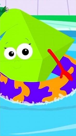 Ten Little Shapes, Learn Shapes Song #nurseryrhymes #kidssongs
