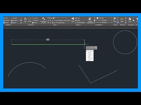 Autocad - Medir distancias, radios, ángulos y longitud de arco en Autocad. Tutorial en español HD