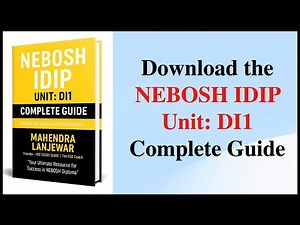Download NEBOSH IDIP DI1 – Complete Guide eBook | Pass on First Attempt!