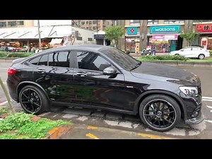 [4K] BENZ GLC43 coupe AMG stock exhaust sound