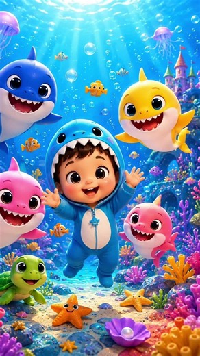 Baby sark🦈 CoComelon video for kids. Best baby shark video for toddler. CoComelon 🍎 #Preschool #KidsLearning #USAKids #NurseryRhymes #ToddlerLearning