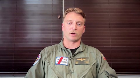 He wasn’t supposed to go in the water. What this Coast Guard swimmer did instead saved lives