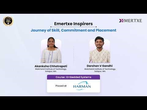 Top Embedded Systems Course | Success Story of Akanksha & Darshan Placed at Harman International