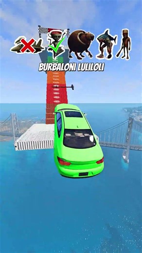 Italian Brainrot Zombie vs Jump Challange - BeamNG.Drive #italianbrainrot