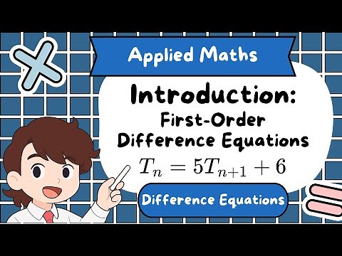 Applied Maths : First Order Difference Equations