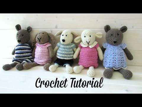 Wooly Wonders Crochet Animals - how to crochet the body, arms and legs