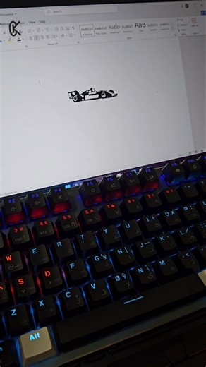 F1 Race Car shorCut Key in MS Word |Quick Keys Tutorial | #shortcutkeys #shorts