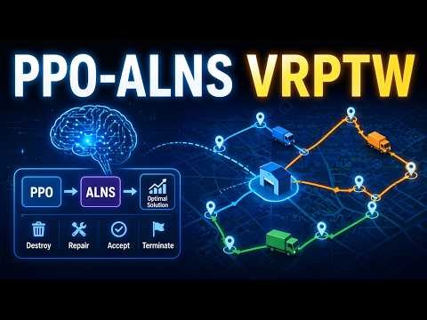 AI giải bài toán định tuyến xe có khung giờ (VRPTW) | PPO-ALNS Algorithm | Báo cáo học phần Nhóm 7