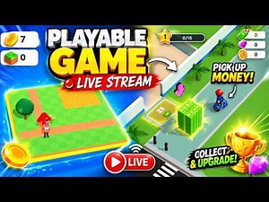 🔴 LIVE NOW | YouTube Playables Gameplay | Fun Challenges & Epic Progress! 🚀
