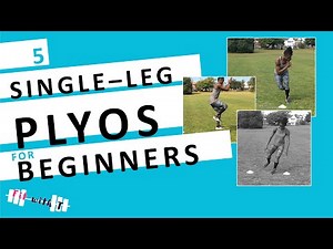 5 SINGLE-LEG PLYOMETRIC Exercises For Beginners | Build Power & Stability | Tutorial || FIT WITH T
