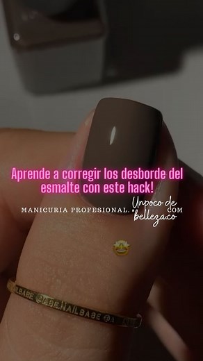 1.4K views · 345 reactions | ¡CORRIGE EL DESBORDE DE TUS ESMALTES...