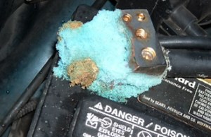 Corrosion At The Battery Negative Terminal - Battery Skills