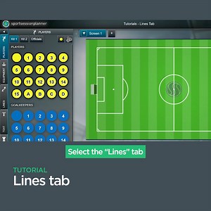 Check out our feature that allows you to add lines to a session... ↑👨‍💻 | SportSessionPlanner.com