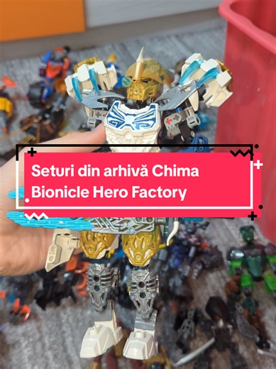 Azi în programul de arhivă avem LEGO chima, bionicle și hero factory 🧐 #lego #legoromania #legochima #legobionicle #legocollector