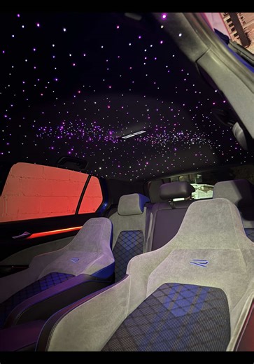Ciel étoilé Golf 8R💫🛸 #cieletoile #ledvoiture #cieletoilévoitur #cieletoilé