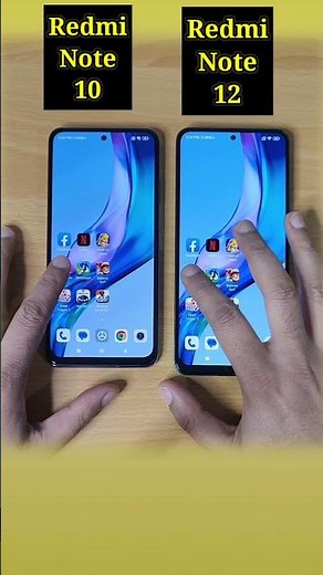 Redmi Note 12 vs Redmi Note 10 Speed Test Comparison | #shorts