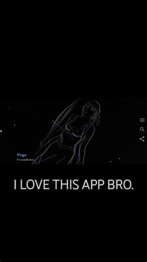 the app is called : Skyview. all you gotta do is point ur camera lense at the sky.