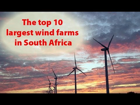 Top 10 largest wind farms in South Africa