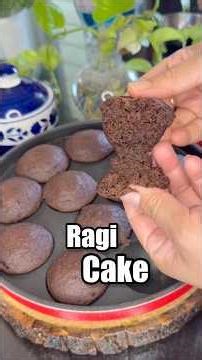 No Maida, No Sugar—Ragi Chocolate Cake! #shorts