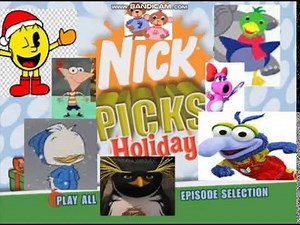 Nick Picks Holiday 2006 DVD Menu