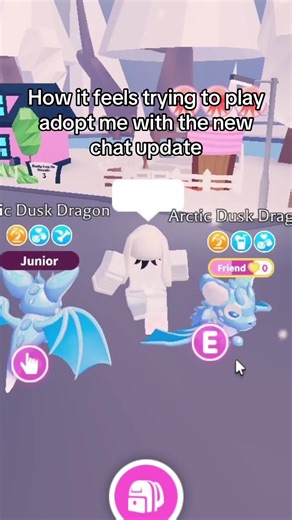 How it feels trying to play adopt me with the new chat update #robloxfyp #adoptmefyp #robloxadoptmefyp #roblox #adoptme
