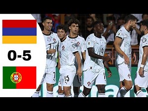 Armenia 0-5 Portugal Highlights | FIFA World Cup 2026 Qualifier