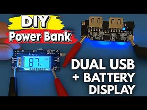 How to Make a Power Bank From Scratch | Build a 2-Port USB Charger