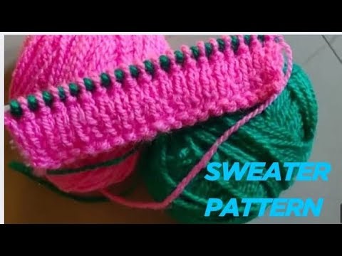 Latest sweater design/koti/jacket/ladies cardigan design/girls/baby's sweater/new border/new bunai