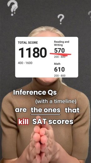 Do you know how to solve inference questions on the SAT reading section? #satprep #satverbal