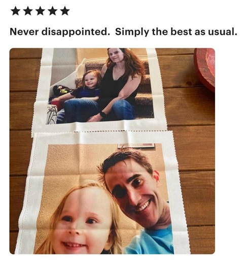 Photo Printed Fabric Quilt Blocks: Custom Memory Blocks (12"x12") - Etsy