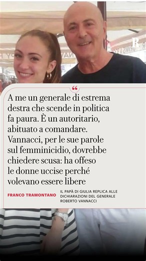 Franco Tramontano REPLICA alle dichiarazioni di Vannacci
