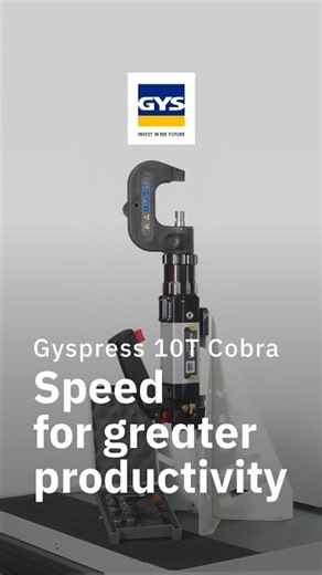 Gyspress 10T Cobra - Speed and riveting performance #gys #shorts #riveting_tool #riveting