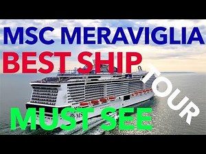 MSC Meraviglia - Full Walkthrough Cruise Ship Tour - MSC Cruise Lines